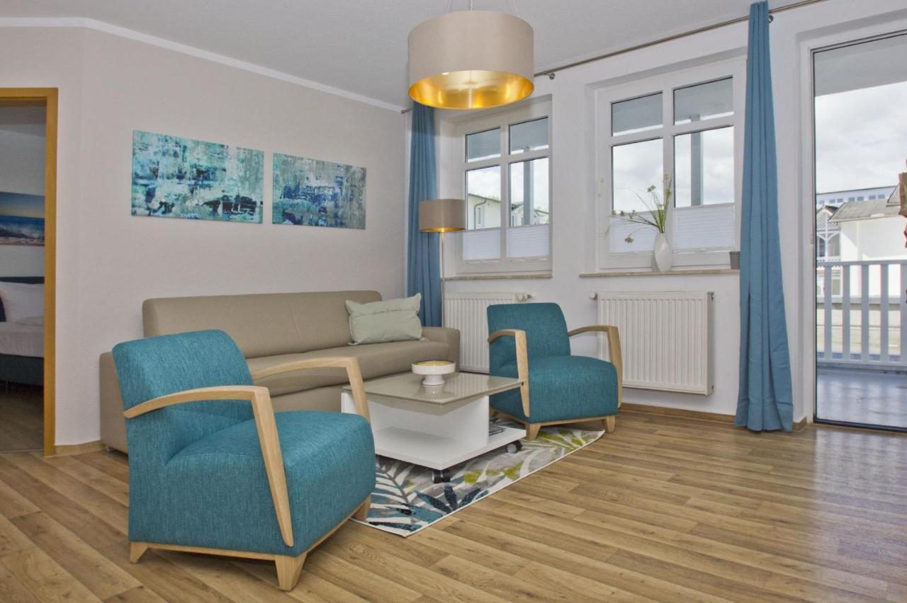 Haus Strandeck Ferienwohnung Nr 07 inkl Sauna-Schwimmbadnutzung im AHOI Sellin Goehren  Exterior foto